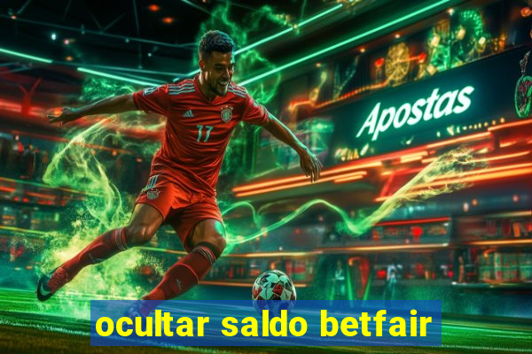 ocultar saldo betfair